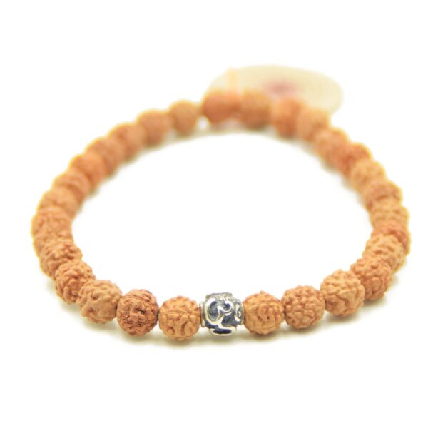 Bracelet Mala | Silver Aum